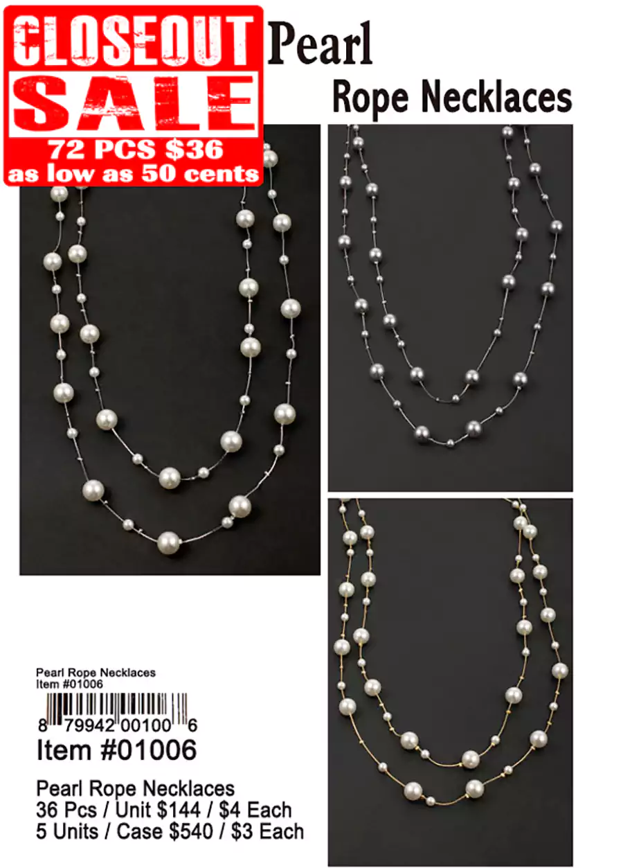 Pearl Rope Necklaces (CL)